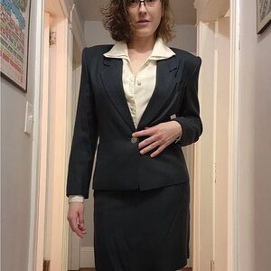 Le Suit Blazer and Skirt Set